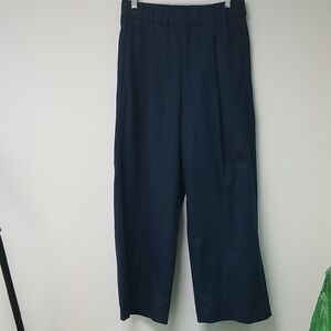 Ann Taylor Dark Teal Blue Wide-Leg Pants NWT 6 Petite